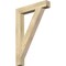 Ekena Millwork Traditional Block Rough Sawn Bracket, Douglas Fir, 4"W x 26"D x 38"H BKT04X26X38TRA05RDF - alternate 1